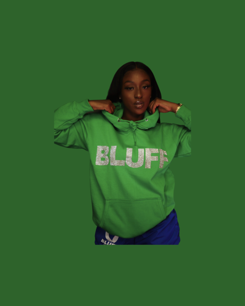 SINGLE COLOR RHINESTONE HOODIES