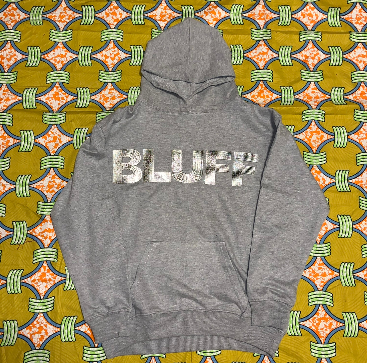SINGLE COLOR RHINESTONE HOODIES