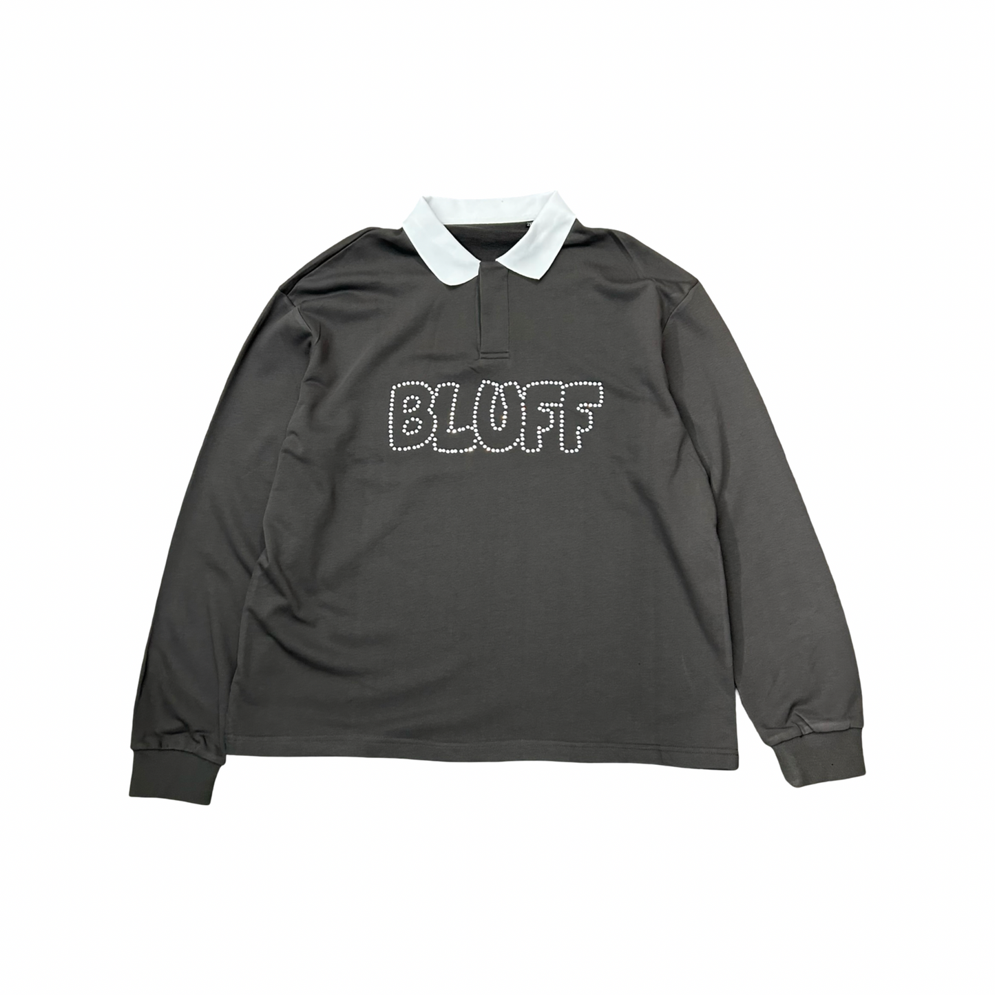 Rhinestone Rugby Polo