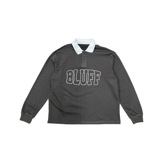 Rhinestone Spell out Rugby