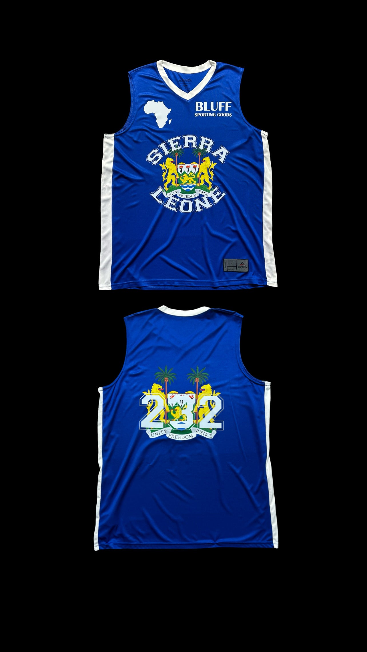 Sierra Leone 232 Basketball Jersey