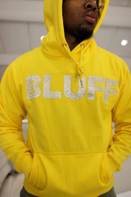 SINGLE COLOR RHINESTONE HOODIES